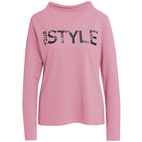 Damen Sweatshirt mit gummiertem Print | Ernsting's family Damen Sweatshirt mit Print | Ernsting's family
