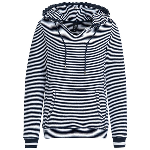 Damen Hoodie mit Kängurutasche | Ernsting's family Damen Sweatshirt mit Allover Motiv | Ernsting's family