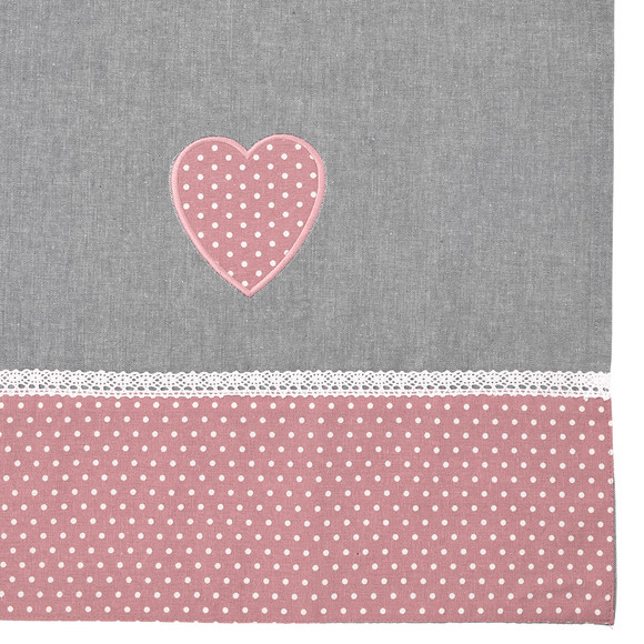 Tischlaufer Mit Herz Applikation