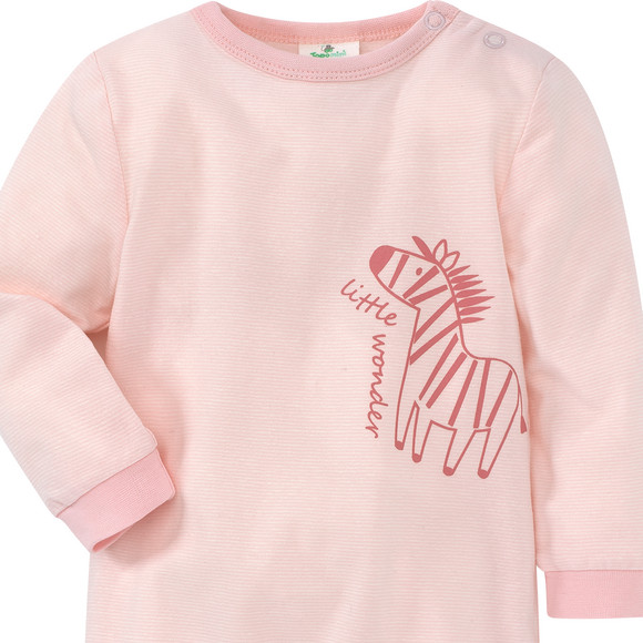 Newborn Schlafanzug mit Zebra-Motiv