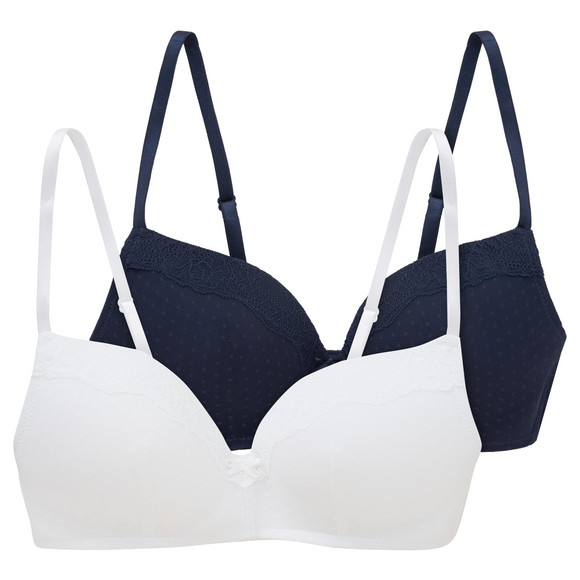 2 Damen Soft-BHs mit Mesh | Ernsting's family