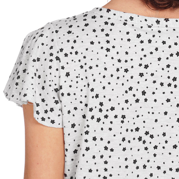Damen T-Shirt mit Blümchen-Print