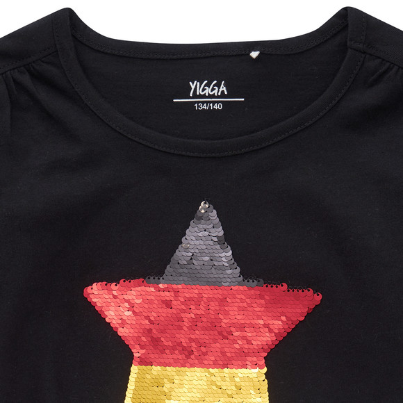 Mädchen T-Shirt im Deutschland-Dessin