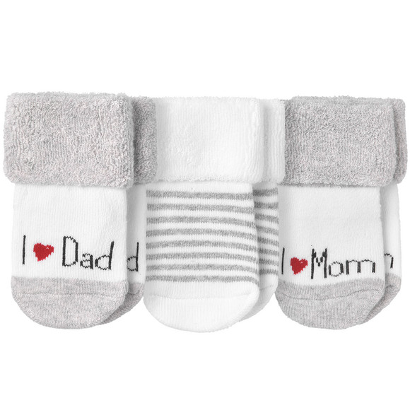 3 Paar Newborn Socken