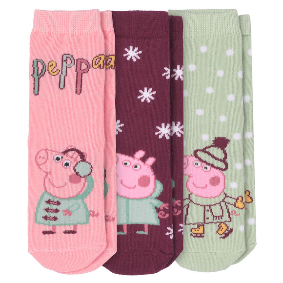 3 Paar Peppa Pig Socken
