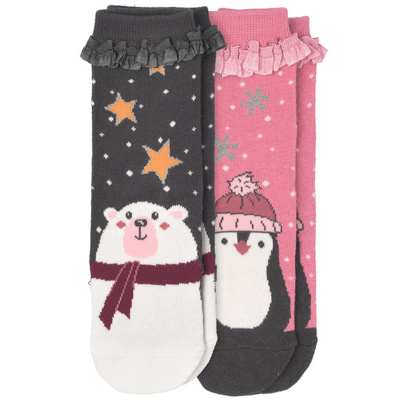 2 Paar Mädchen Socken