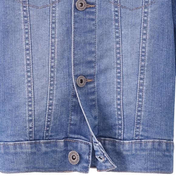 Jungen Jeansjacke mit leichten Used-Effekten