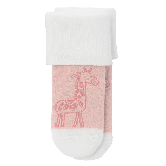 2 Paar Newborn Socken mit Umschlagbund