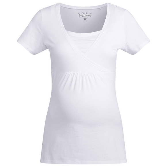 3 Damen Umstands-T-Shirts aus Bio-Baumwolle