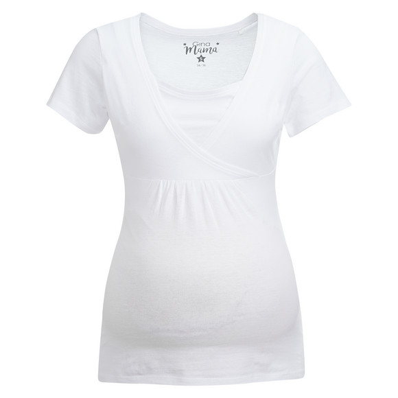 3 Damen Umstands-T-Shirts aus Bio-Baumwolle