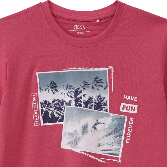 Jungen T-Shirt mit Foto-Print