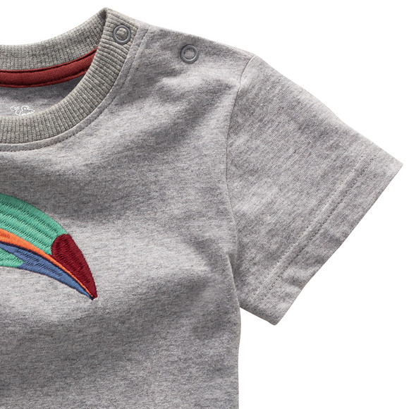 Baby T-Shirt mit Tukan-Applikation