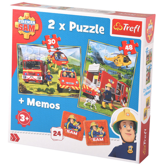 Feuerwehrmann Sam Puzzle und Memo
