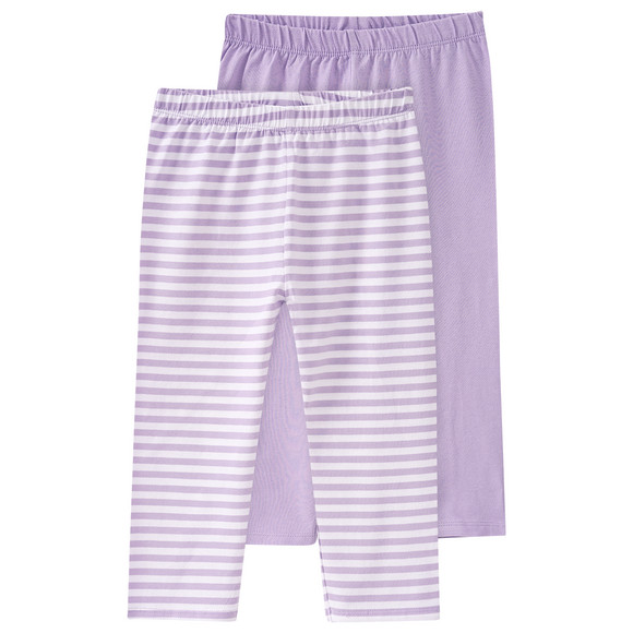 2 Mädchen Capri-Leggings