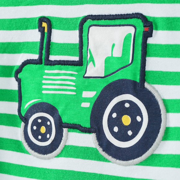Kinder T-Shirt mit Trecker-Applikation
