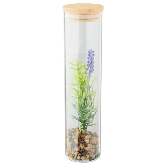 Kunstpflanze im Glas