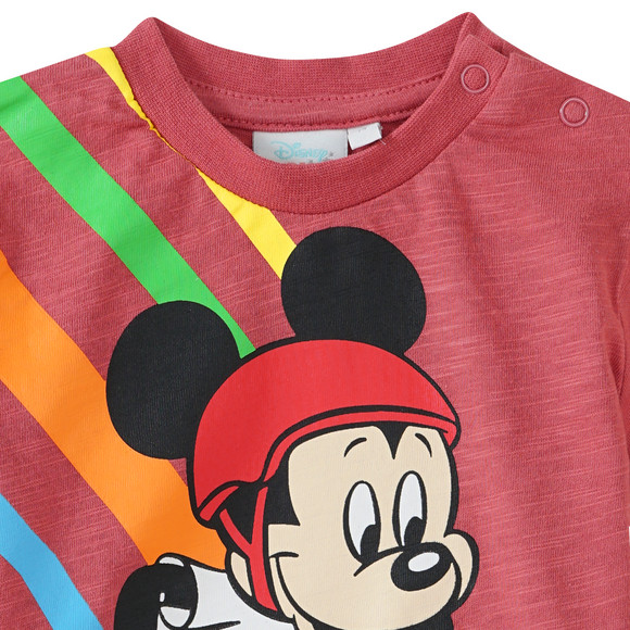 Micky Maus T-Shirt mit großem Print