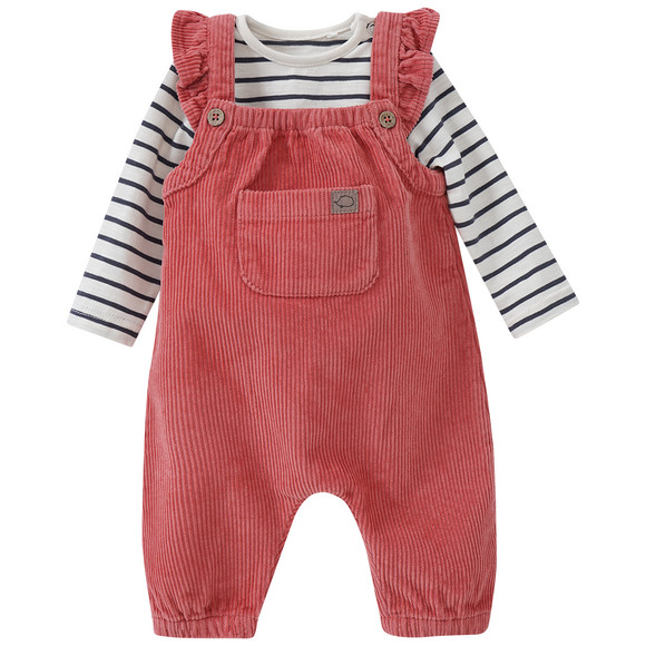 Newborn Cordoverall und Langarmshirt
