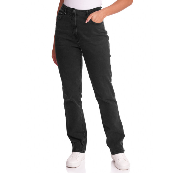 Damen Straight-Jeans im 5-Pocket-Style