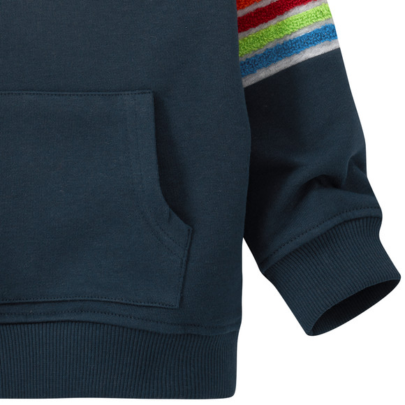 Baby Hoodie mit bunter Frottee-Applikation