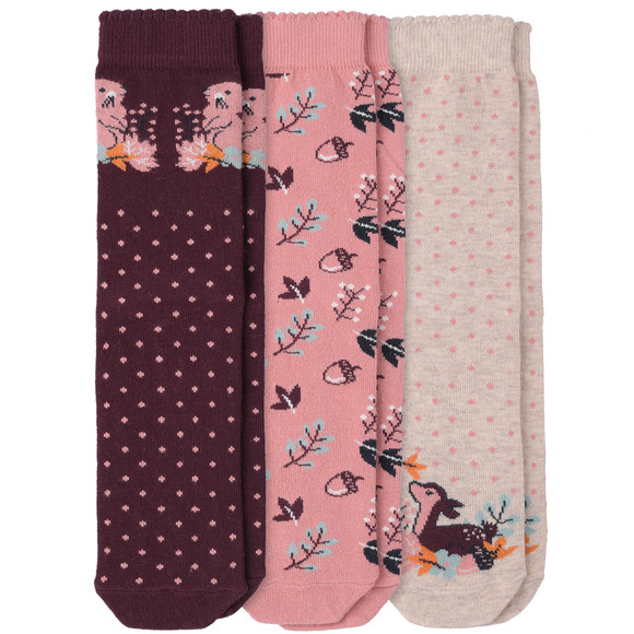 3 Paar Mädchen Socken