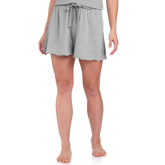 Damen Loungewear-Shorts mit Wellenbündchen