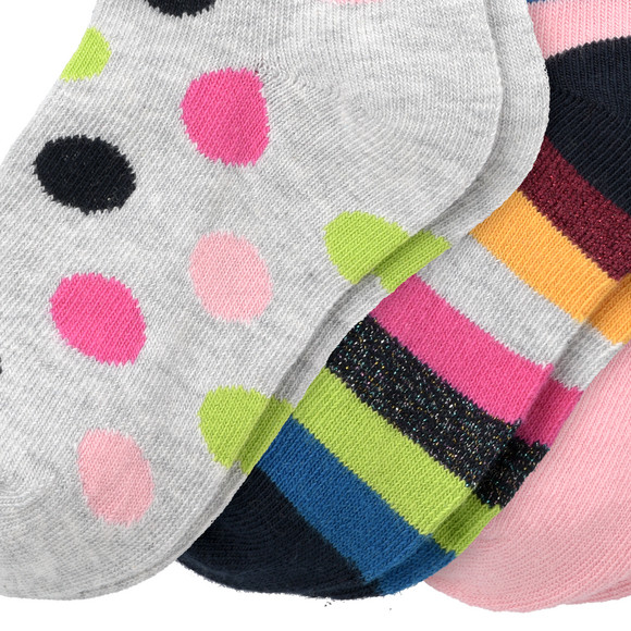 3 Paar Baby Socken in bunten Dessins