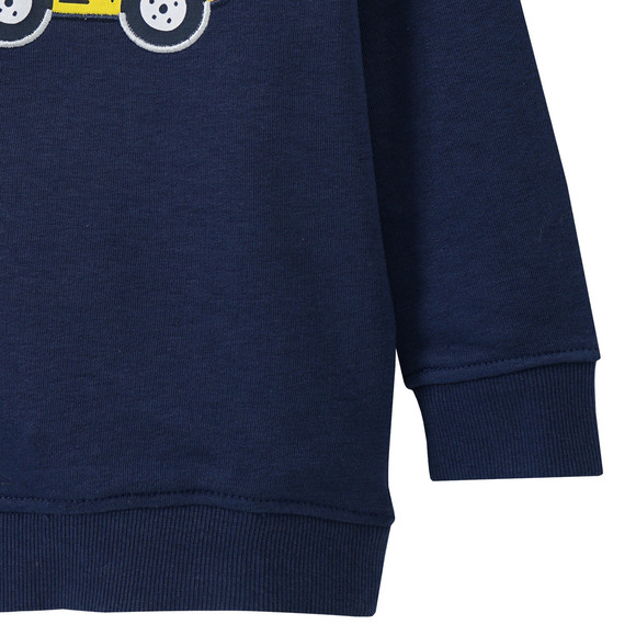 Kinder Sweatshirt mit Radlader-Applikation