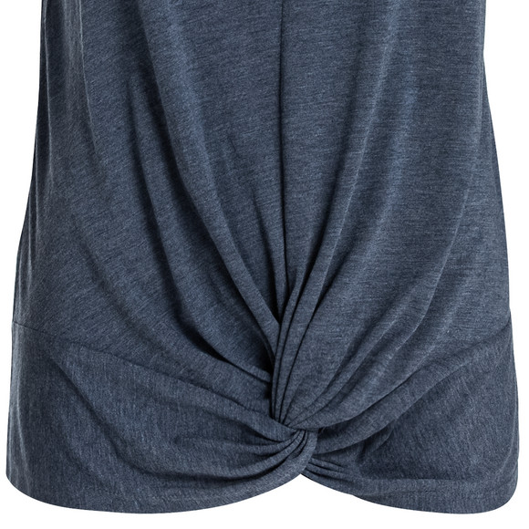 Damen Yoga-T-Shirt mit Knotendetail