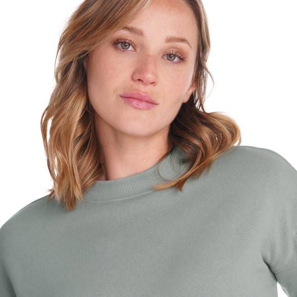 Damen Sweatshirt mit Print im Nacken