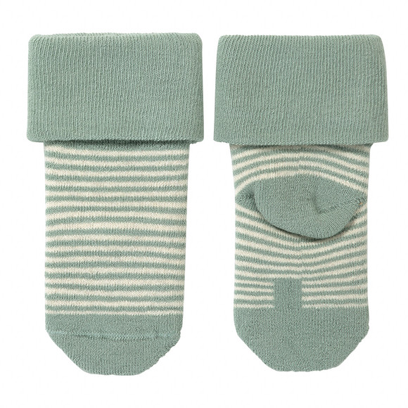2 Paar Newborn Socken mit Umschlagbündchen