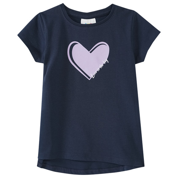 3 Mädchen T-Shirts mit Herzen
