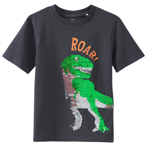 Jungen T-Shirt mit Wendepailletten