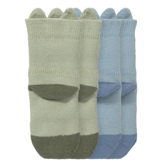 2 Paar Newborn Socken mit Bio-Baumwolle