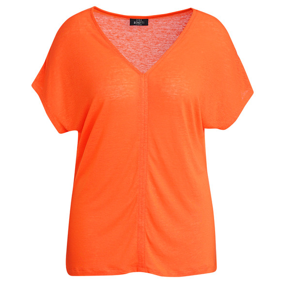 damen-t-shirt-mit-leinen-anteil-orange.html