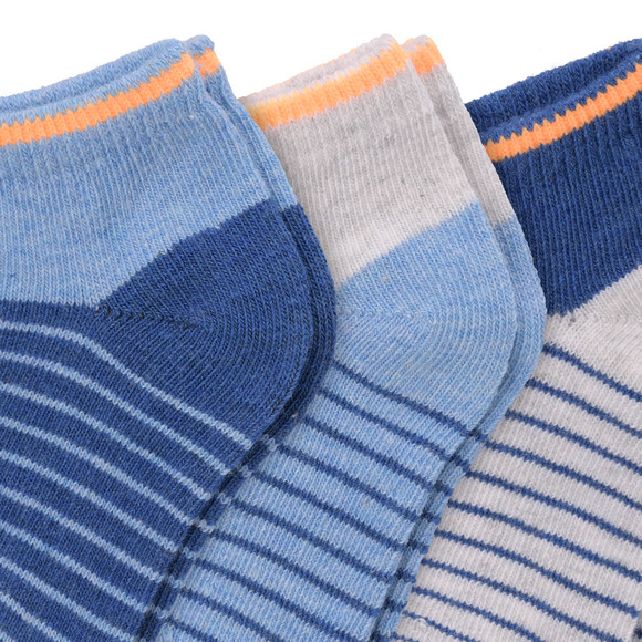 3 Paar Baby Sneaker-Socken im Streifen-Look