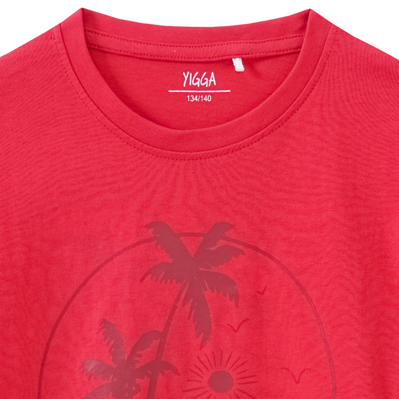 Jungen T-Shirt mit Palmen-Motiv
