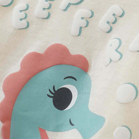 Baby T-Shirt mit Seepferdchen-Print