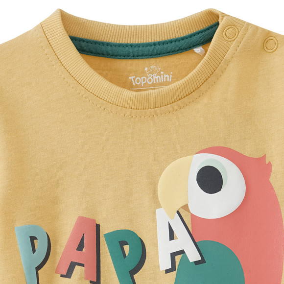 Baby T-Shirt mit Papagei-Print