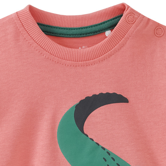 Baby T-Shirt mit Krokodil-Print