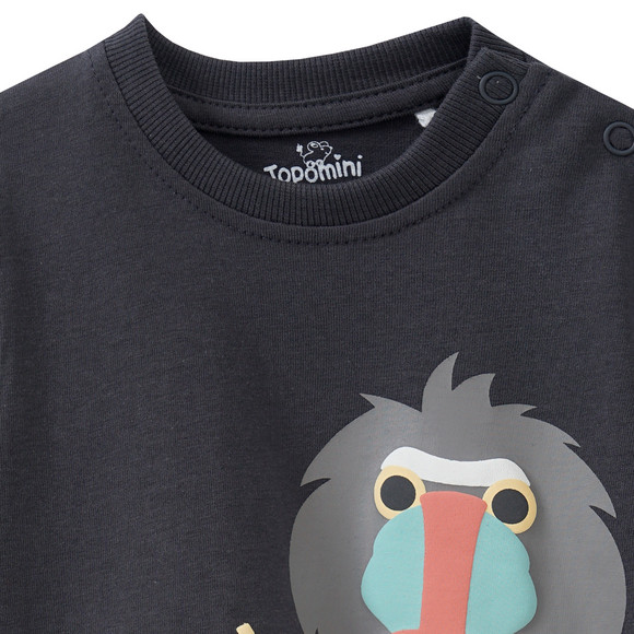 Baby T-Shirt mit Mandrill-Print