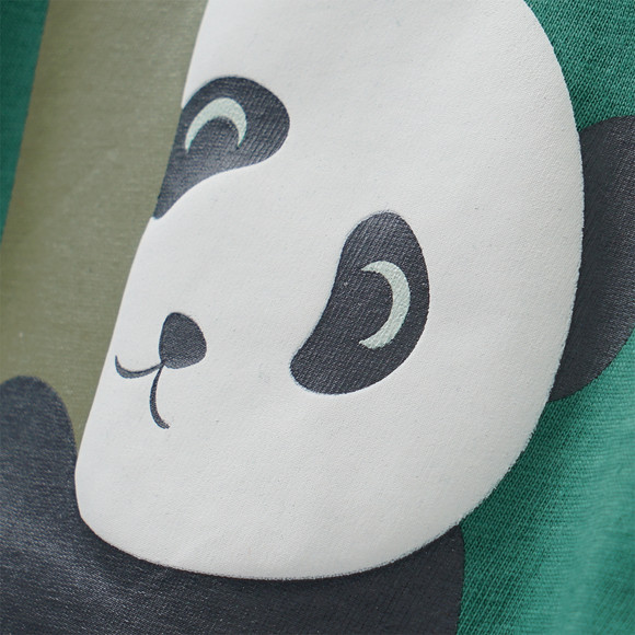Baby T-Shirt mit Panda-Print