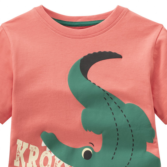Kinder T-Shirt mit Krokodil-Print