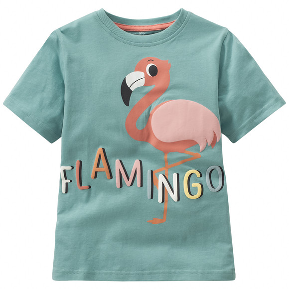 Kinder T-Shirt mit Flamingo-Print