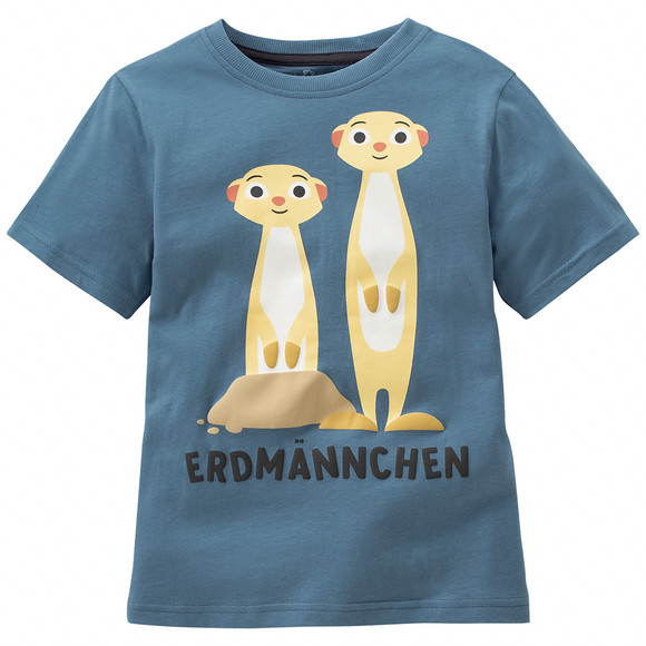 Kinder T-Shirt mit Erdmännchen-Print