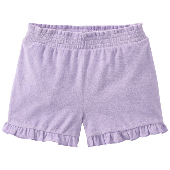 Mädchen Frottee-Shorts mit Rüschen