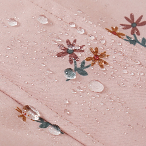 Mädchen Regenjacke mit floralem Allover-Print