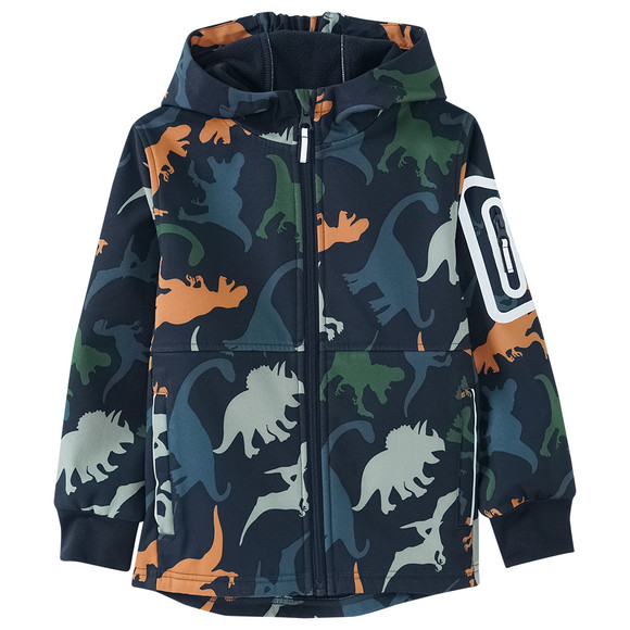 Jungen Softshelljacke mit Kapuze