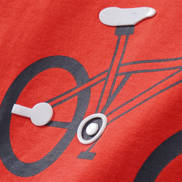 Jungen Langarmshirt mit Fahrrad-Motiv