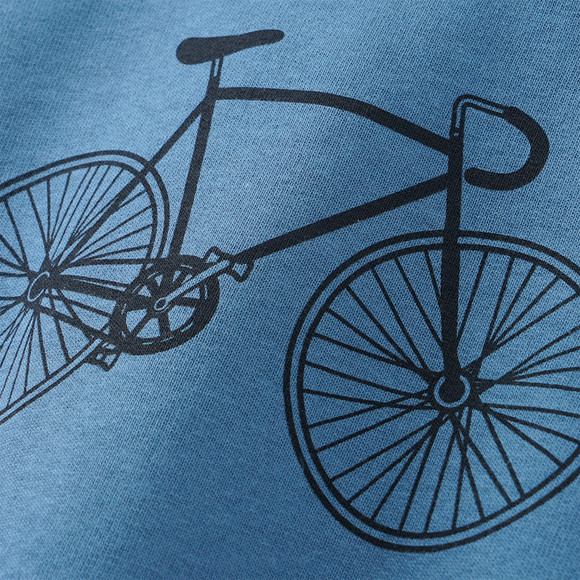 Jungen Sweatshirt mit Fahrrad-Print